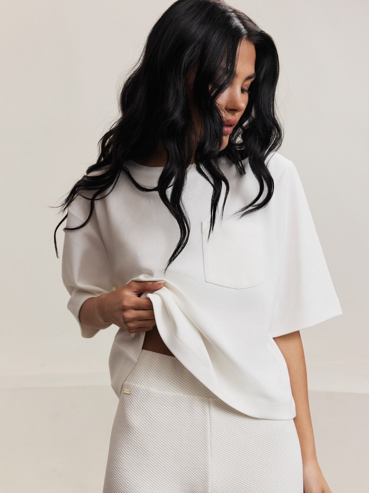 Moon Flared Pants - Marshmellow