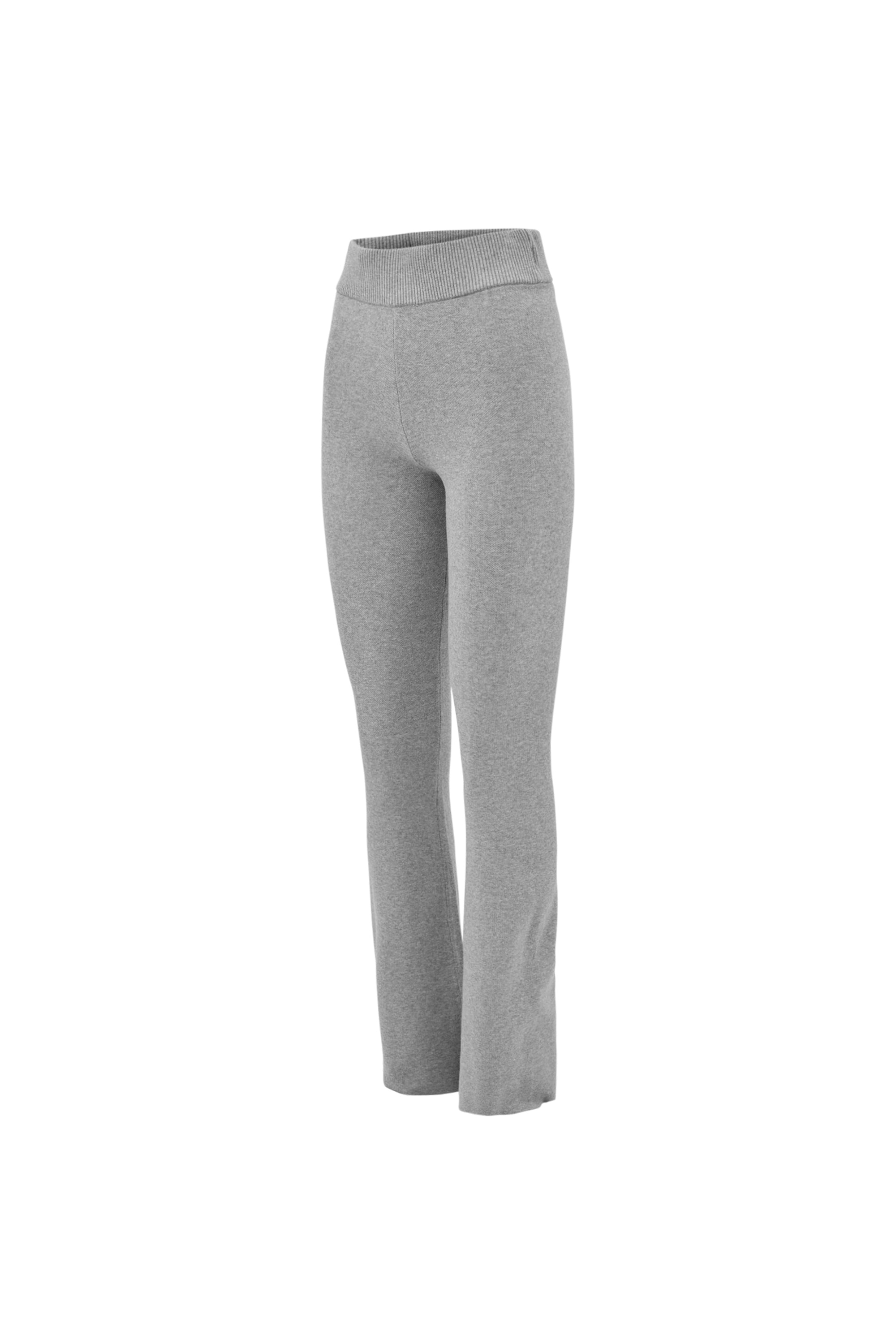 OLLY Flare pants - Grey Melange