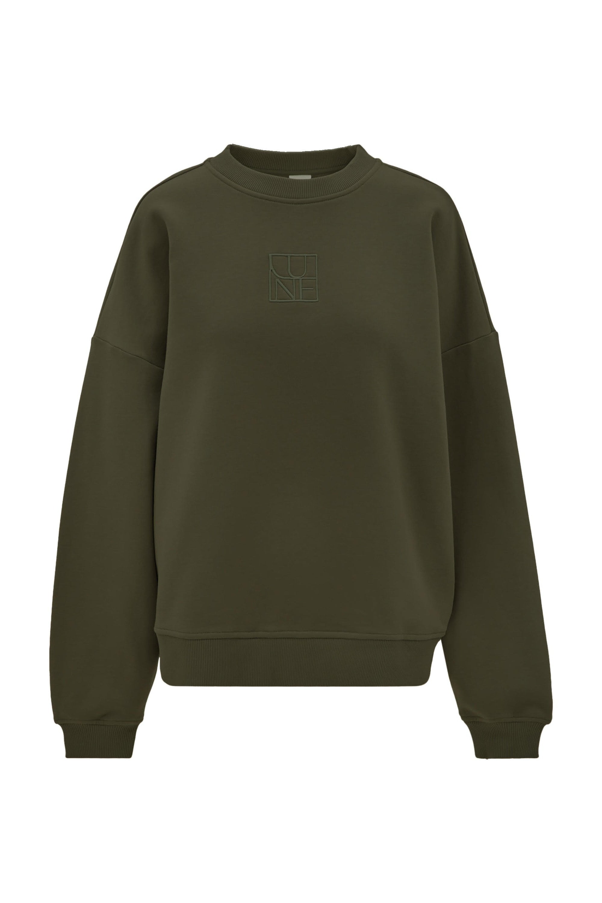 ZANY oversized sweater - Deep Moss