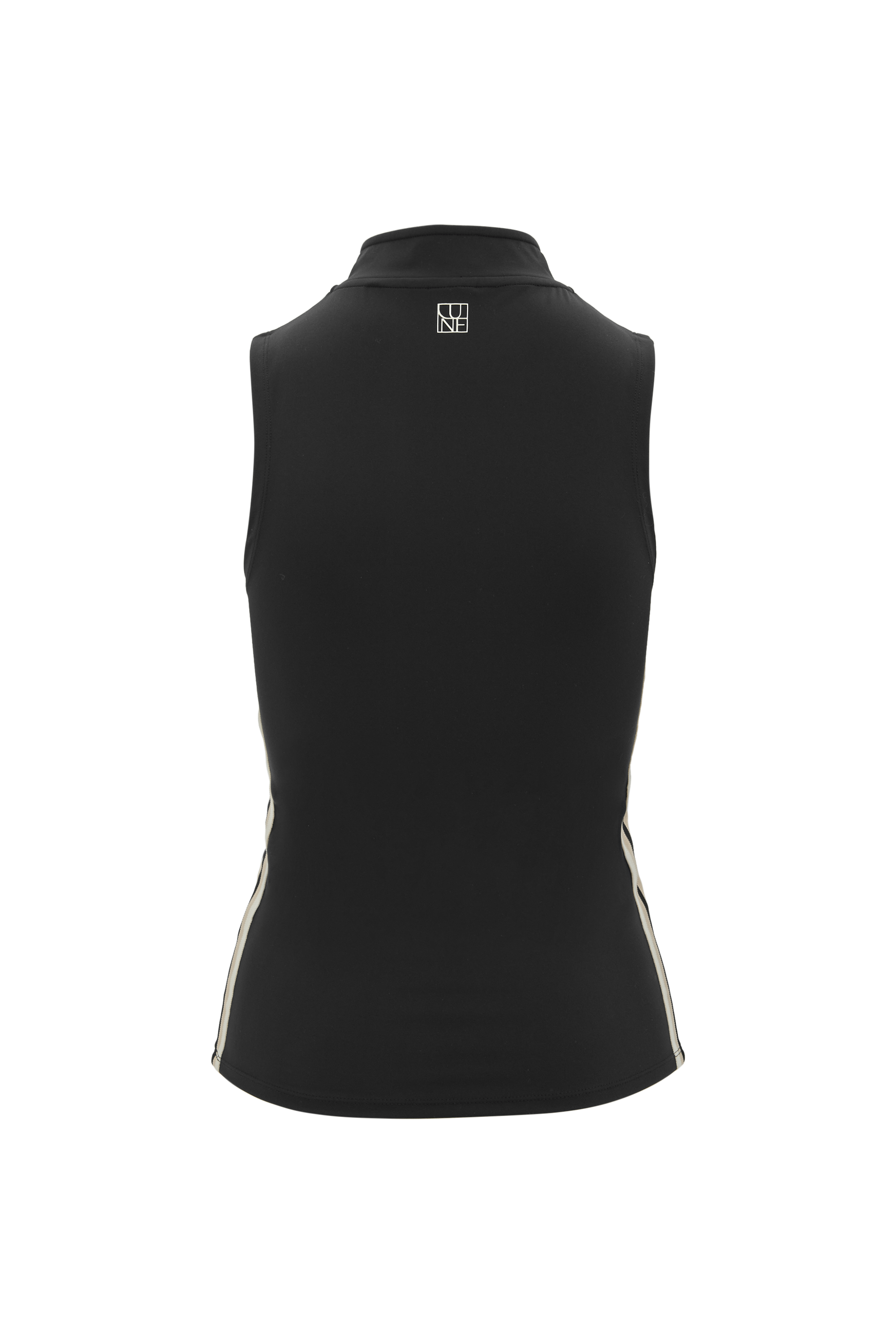 RIVER LIFT Sleeveless polo - Black