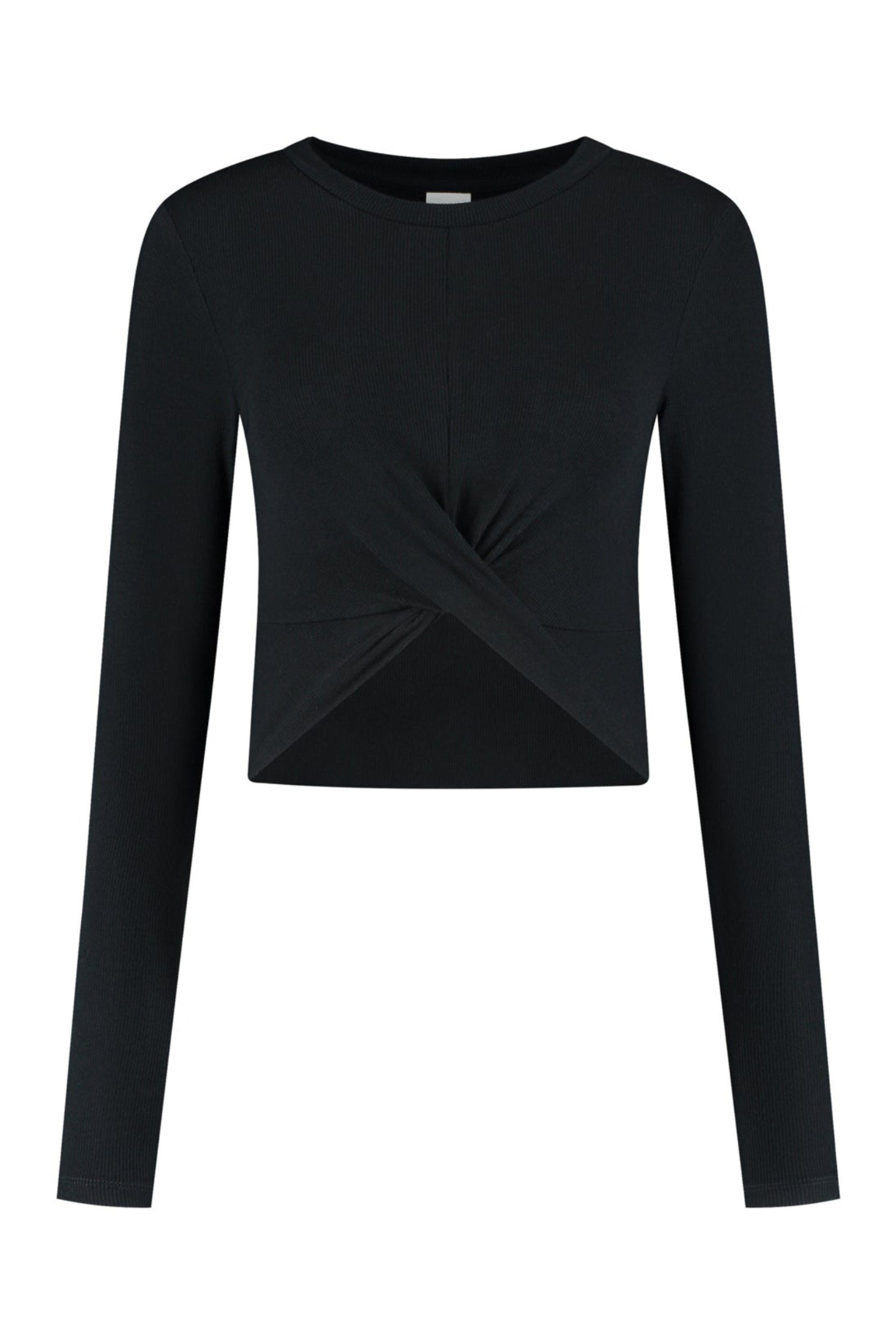 Mila Soft Twist Longsleeve - Black