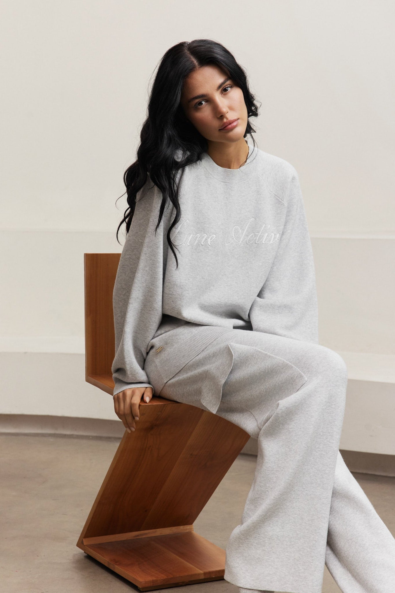 Olly Crewneck Sweater - Grey Melange