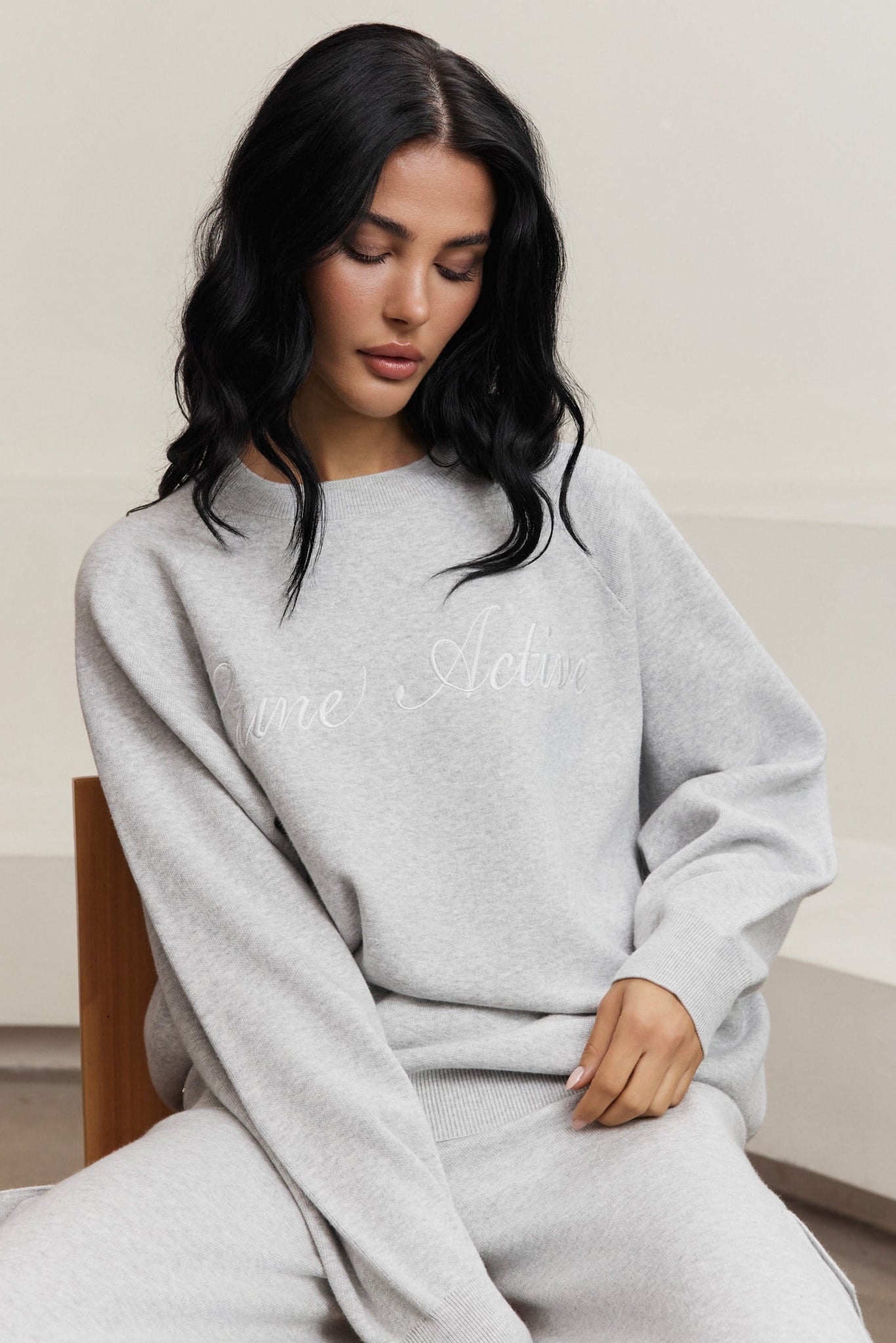Olly Crewneck Sweater - Grey Melange