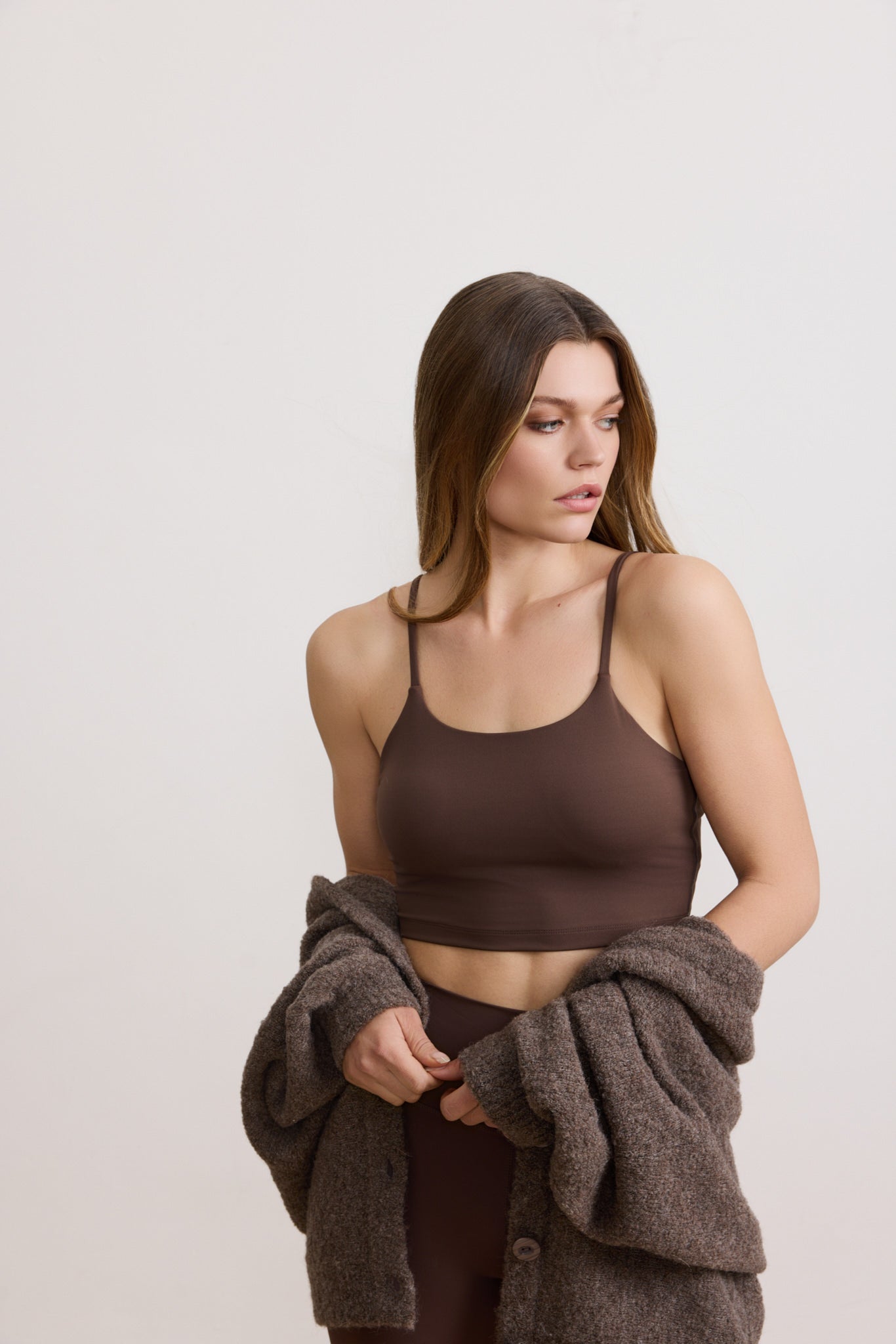 River Lift Bra Top - Chocolate
