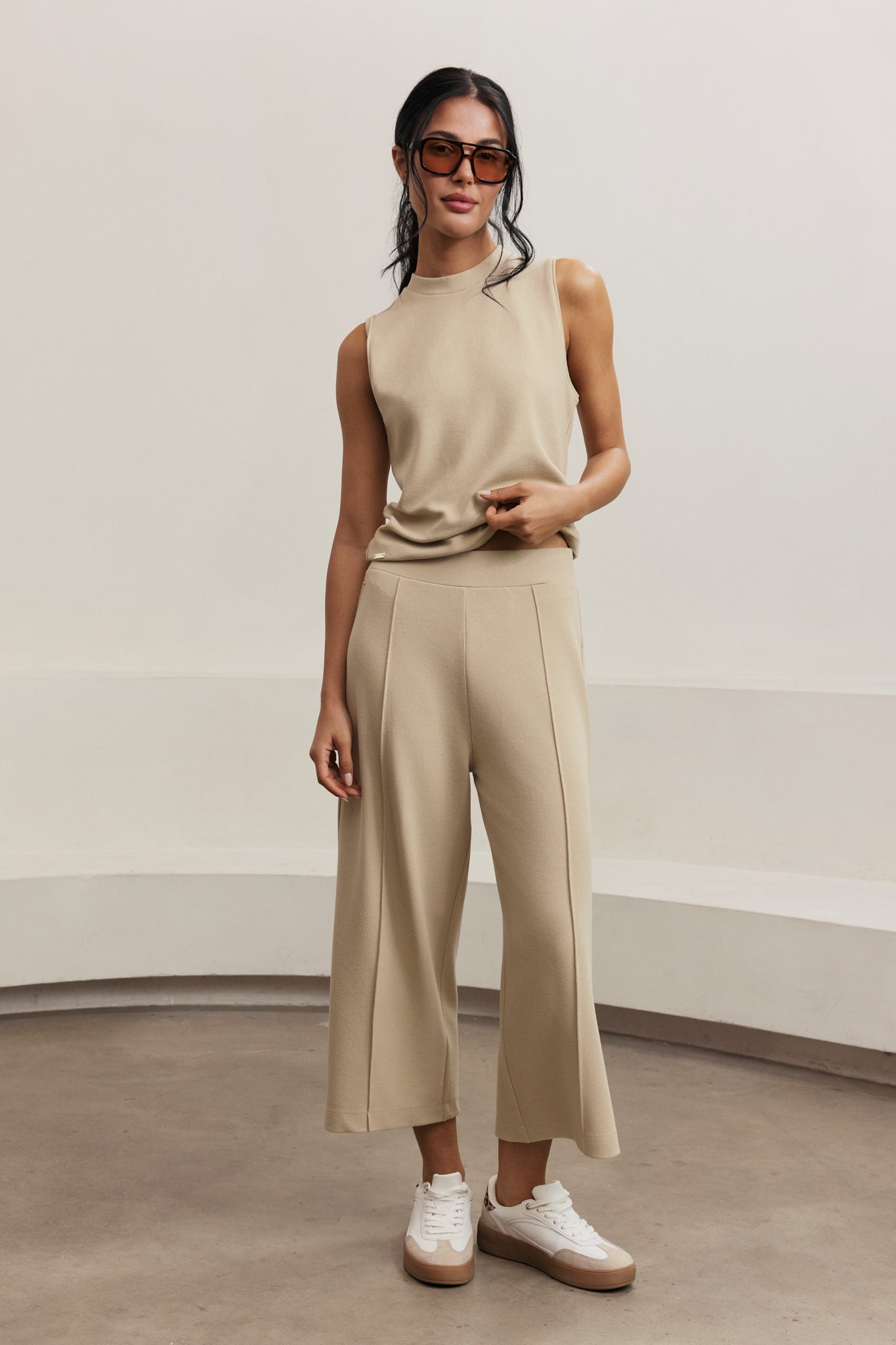 Forest Capri Pants - Champagne