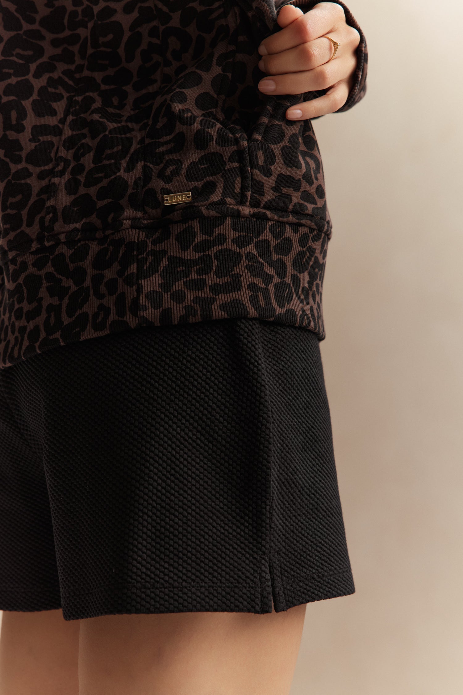 Zane Crewneck Sweater - Leopard