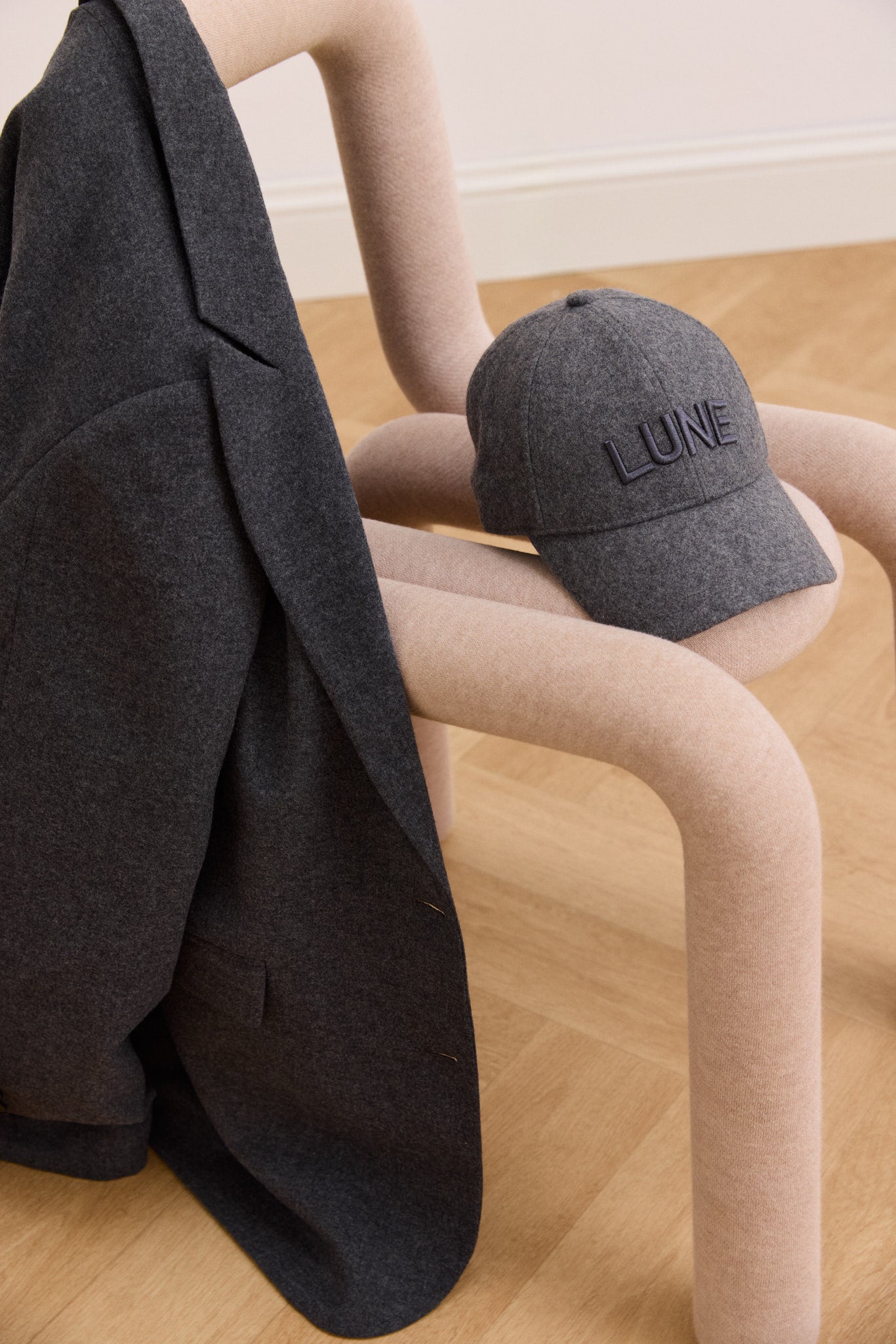 DAVEY logo cap - Dark Grey