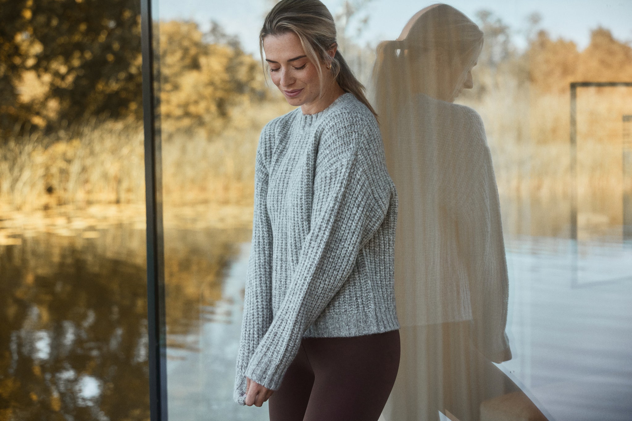 Hudson Crew Sweater - Grey Melange