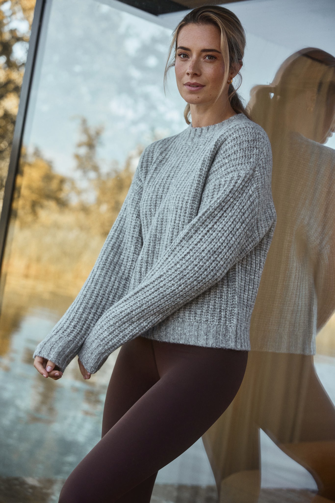 Hudson Crew Sweater - Grey Melange