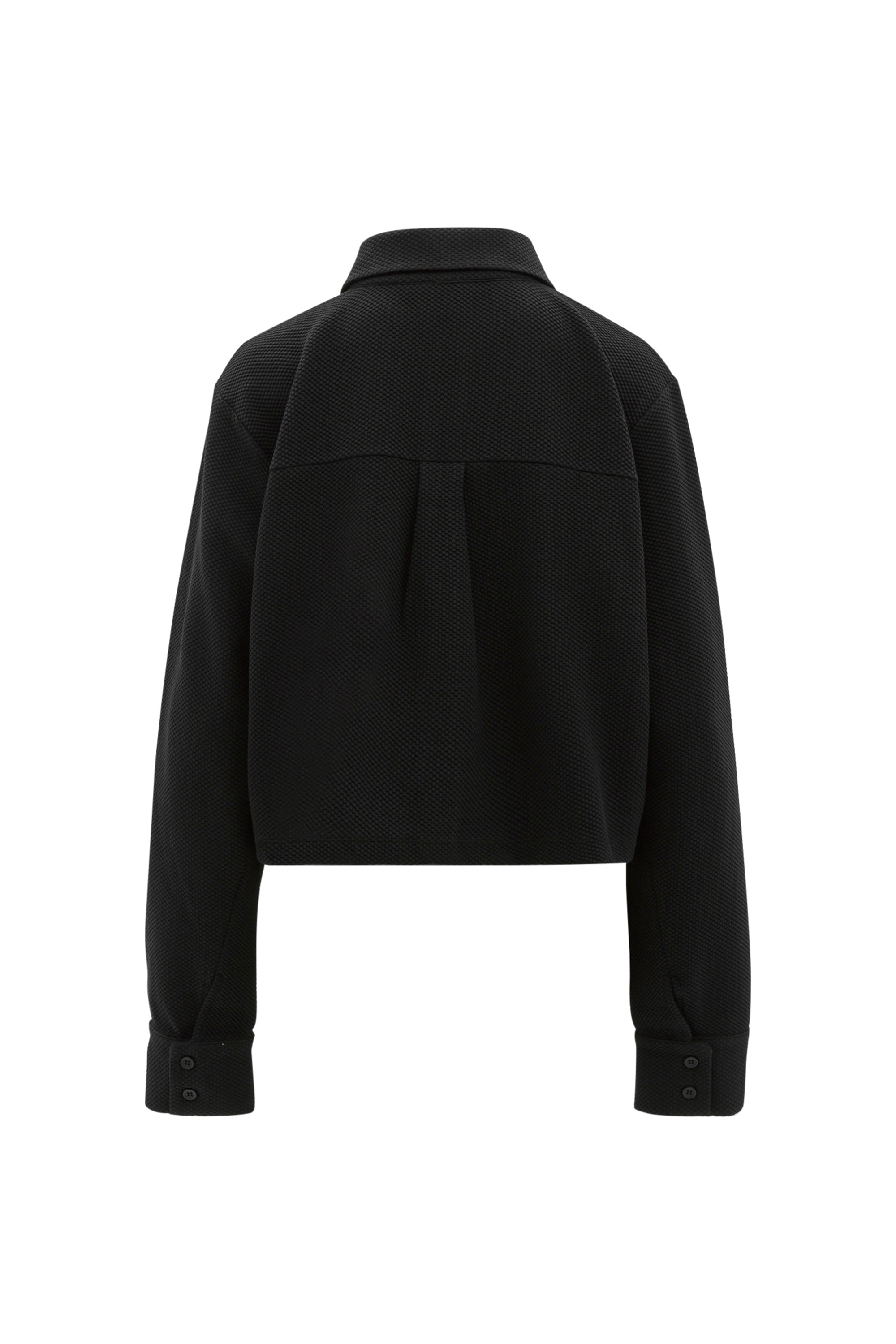 Moon Classic Short Blouse - Black