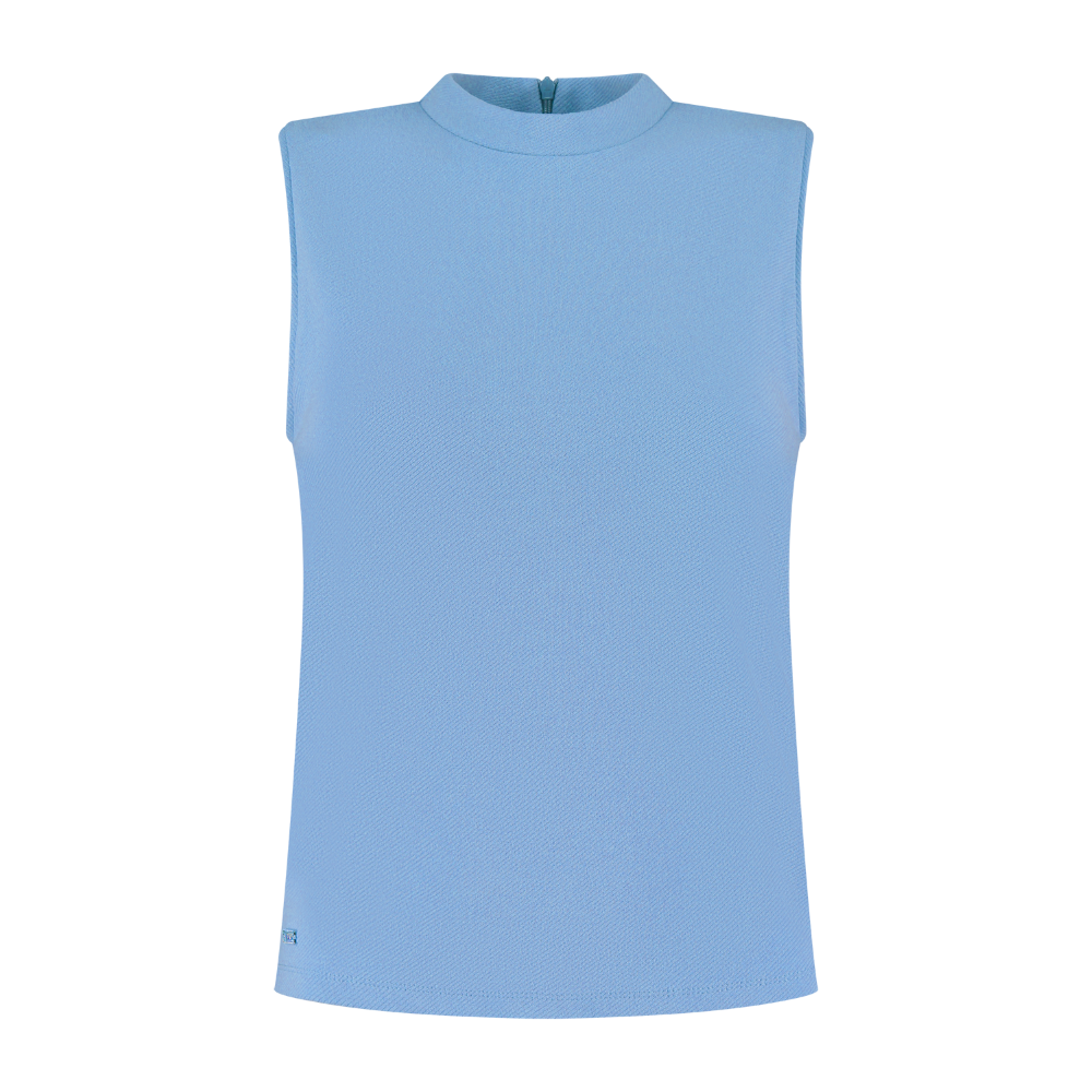 Forest Sleeveless Top - Brilliant Blue