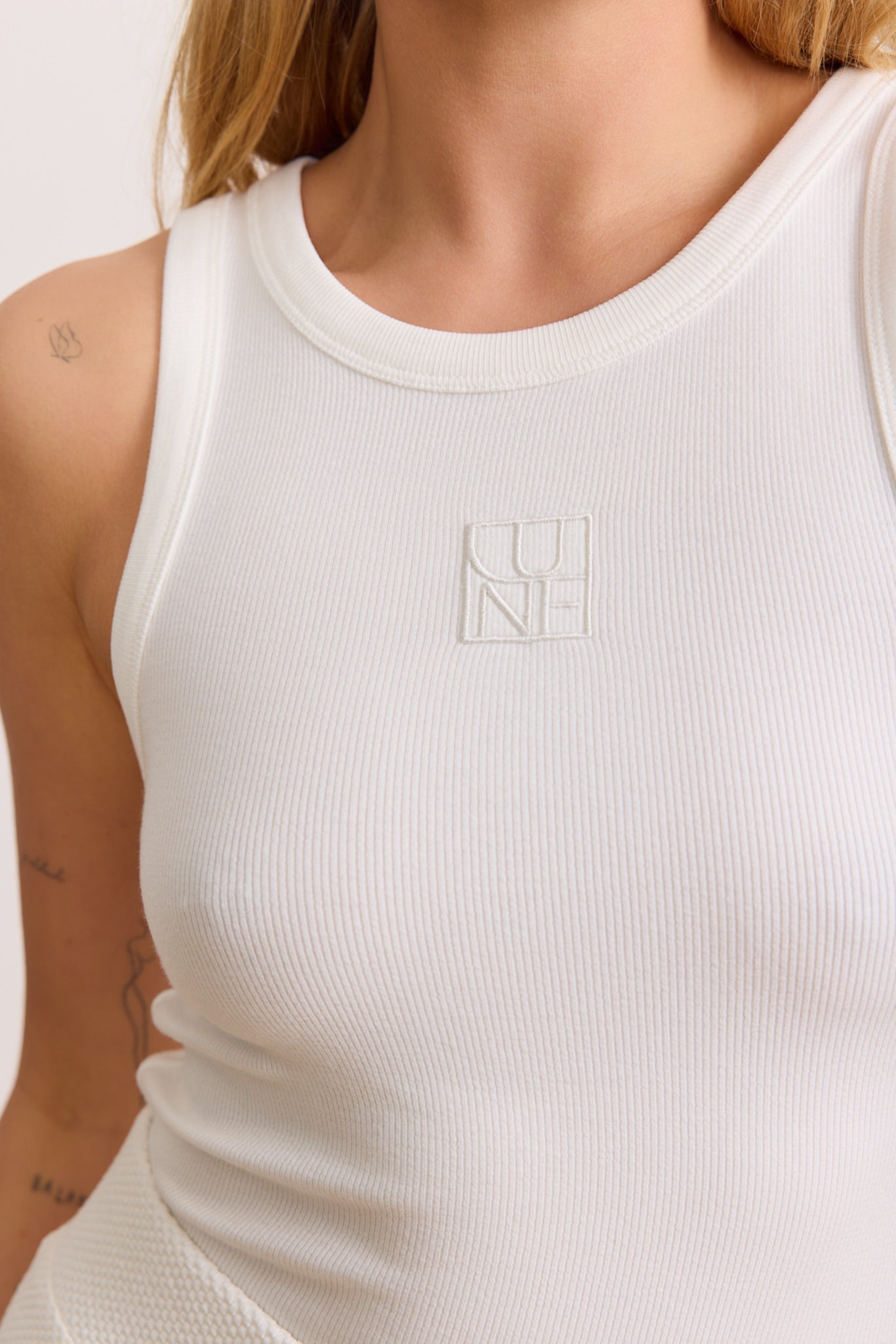 MILA logo soft tanktop - Marshmellow