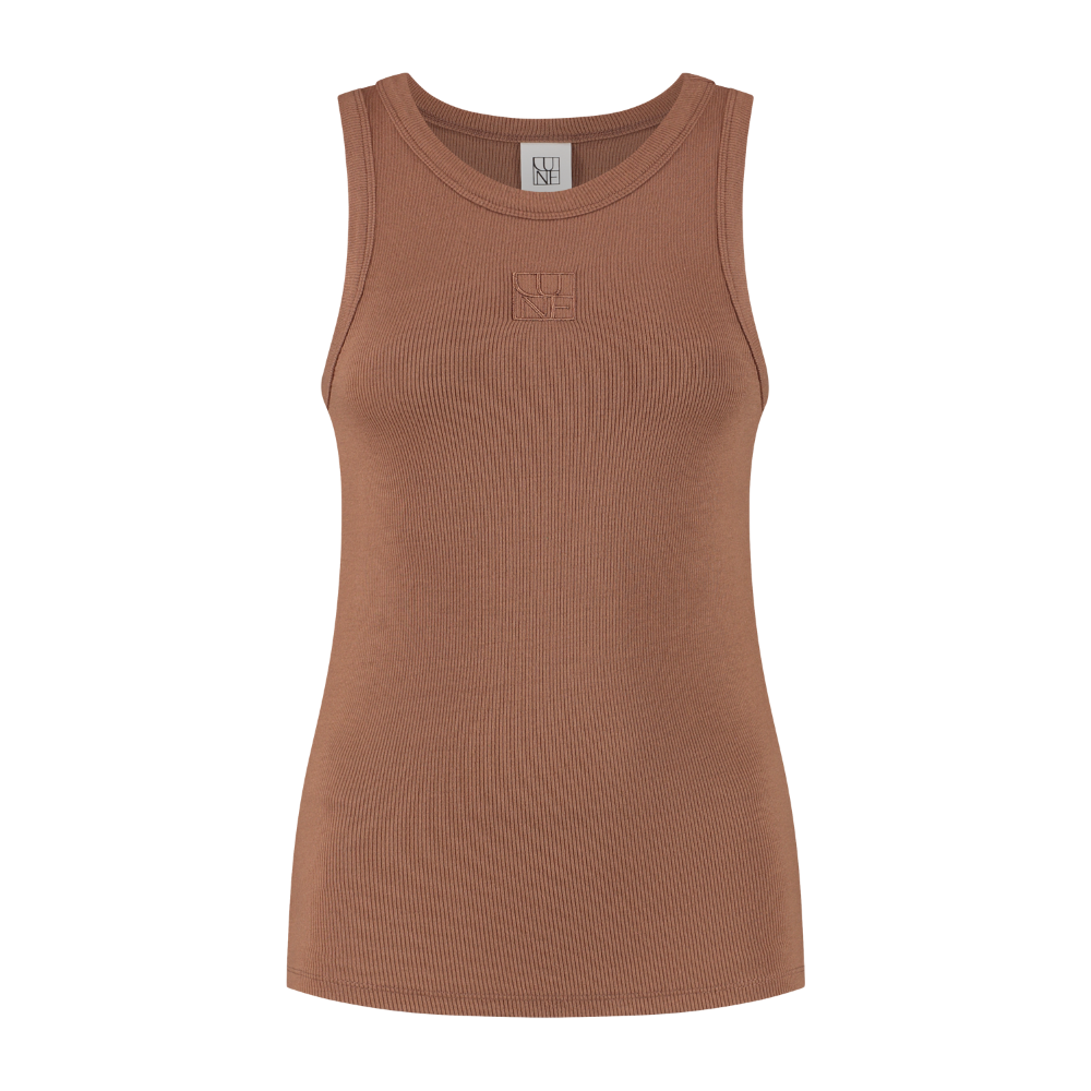 Mila Logo soft tanktop - Toffee