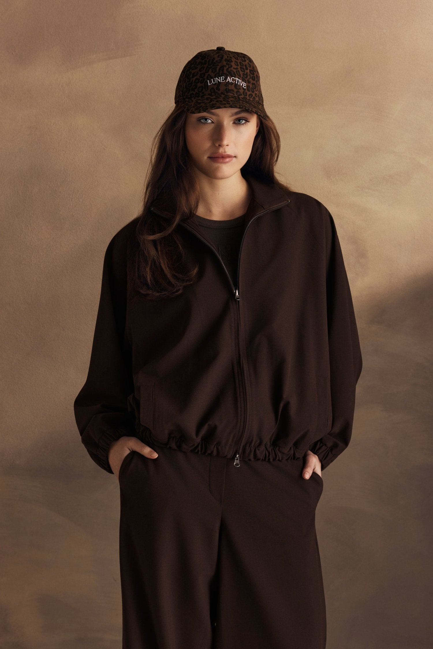 Lisa Track Jacket - Dark Espresso