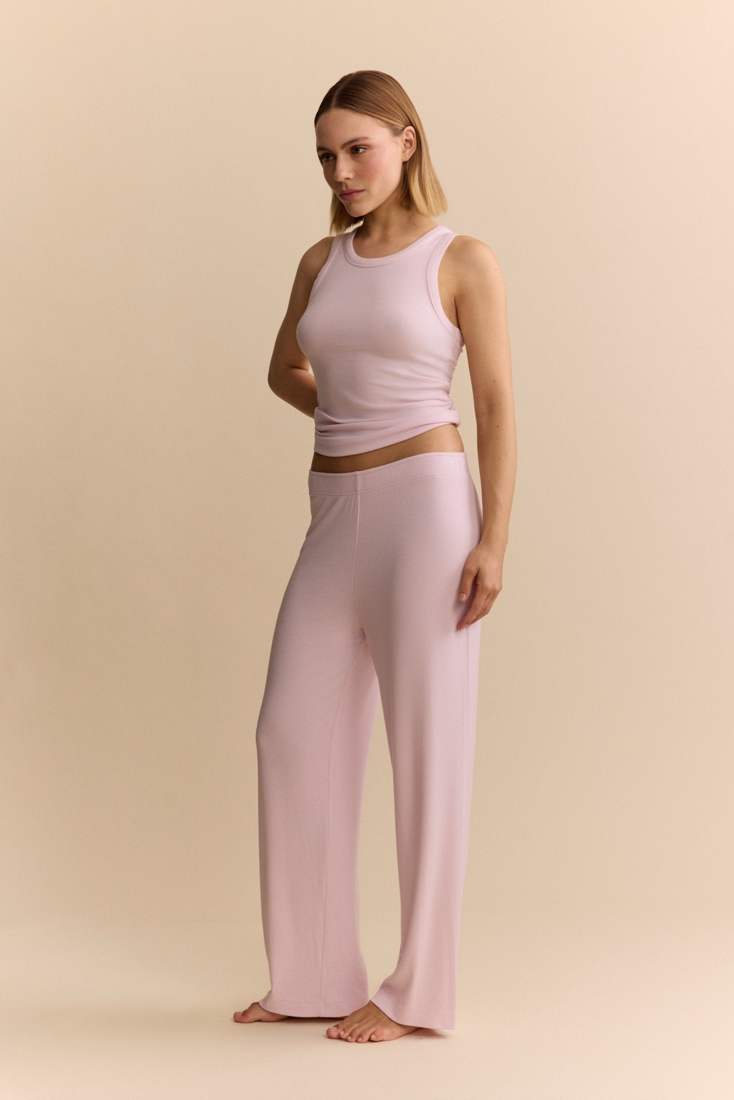 Mila Tank - Mauve Pink