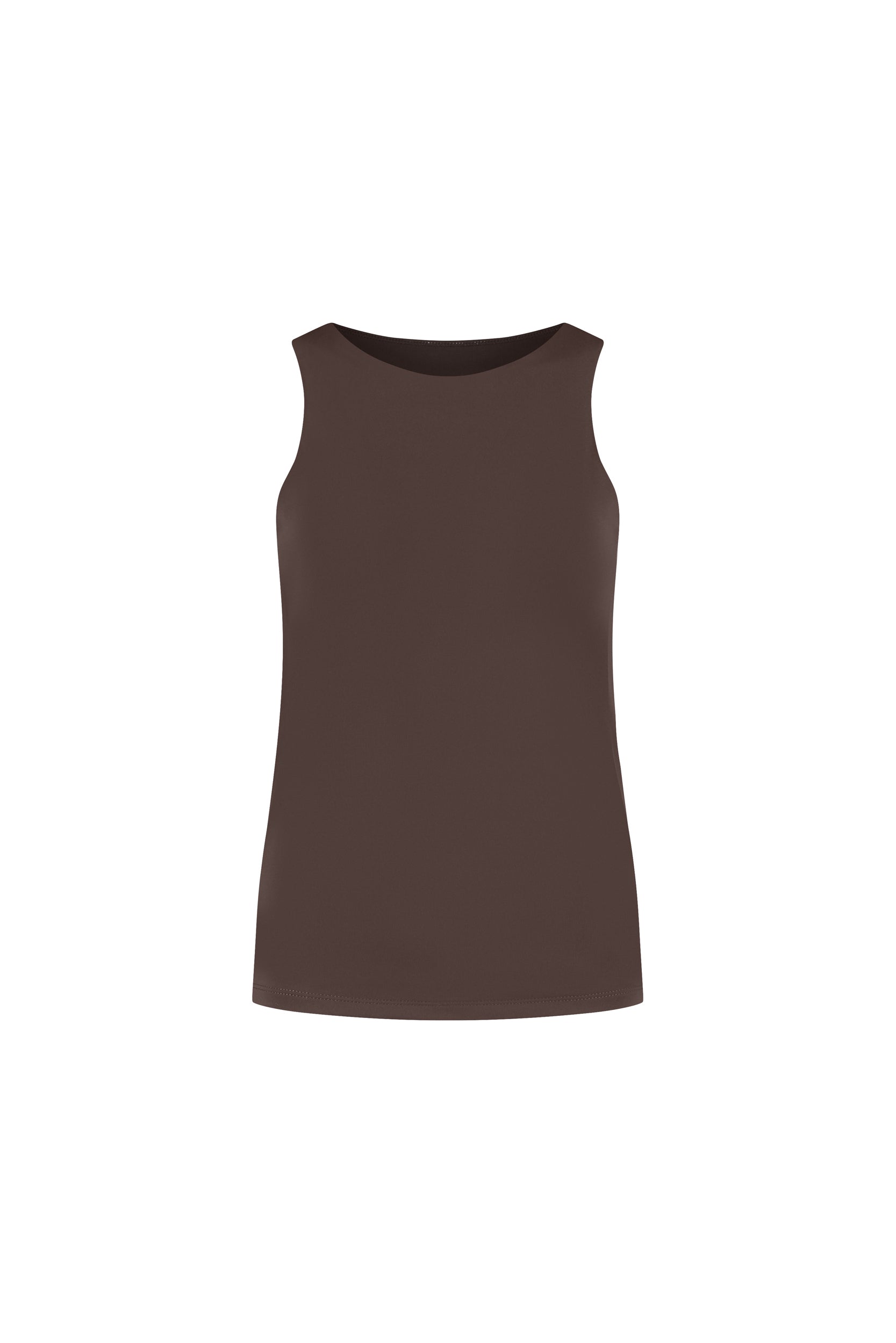 River Lift High Neck Tank - Chocolate