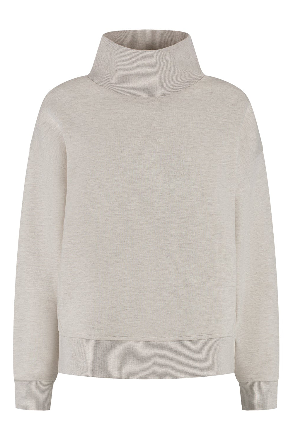 Zane Mock Neck Sweater - Oatmeal