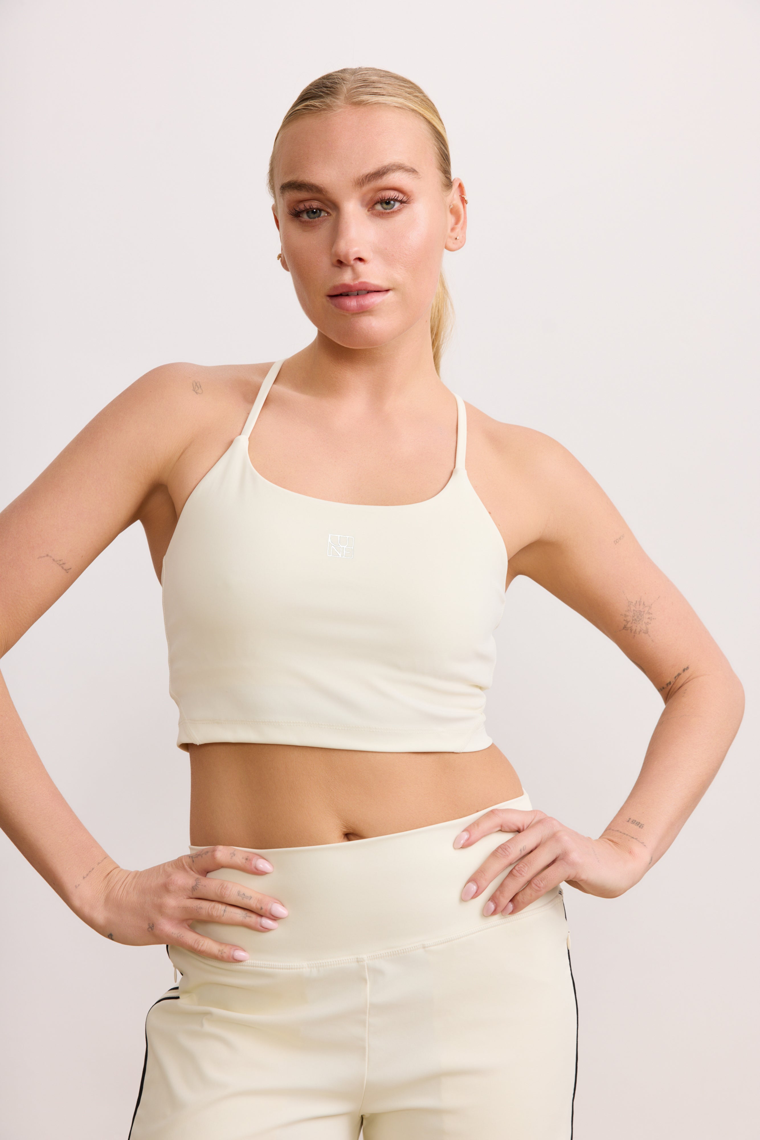 RIVER LIFT racerback bra - Marshmellow