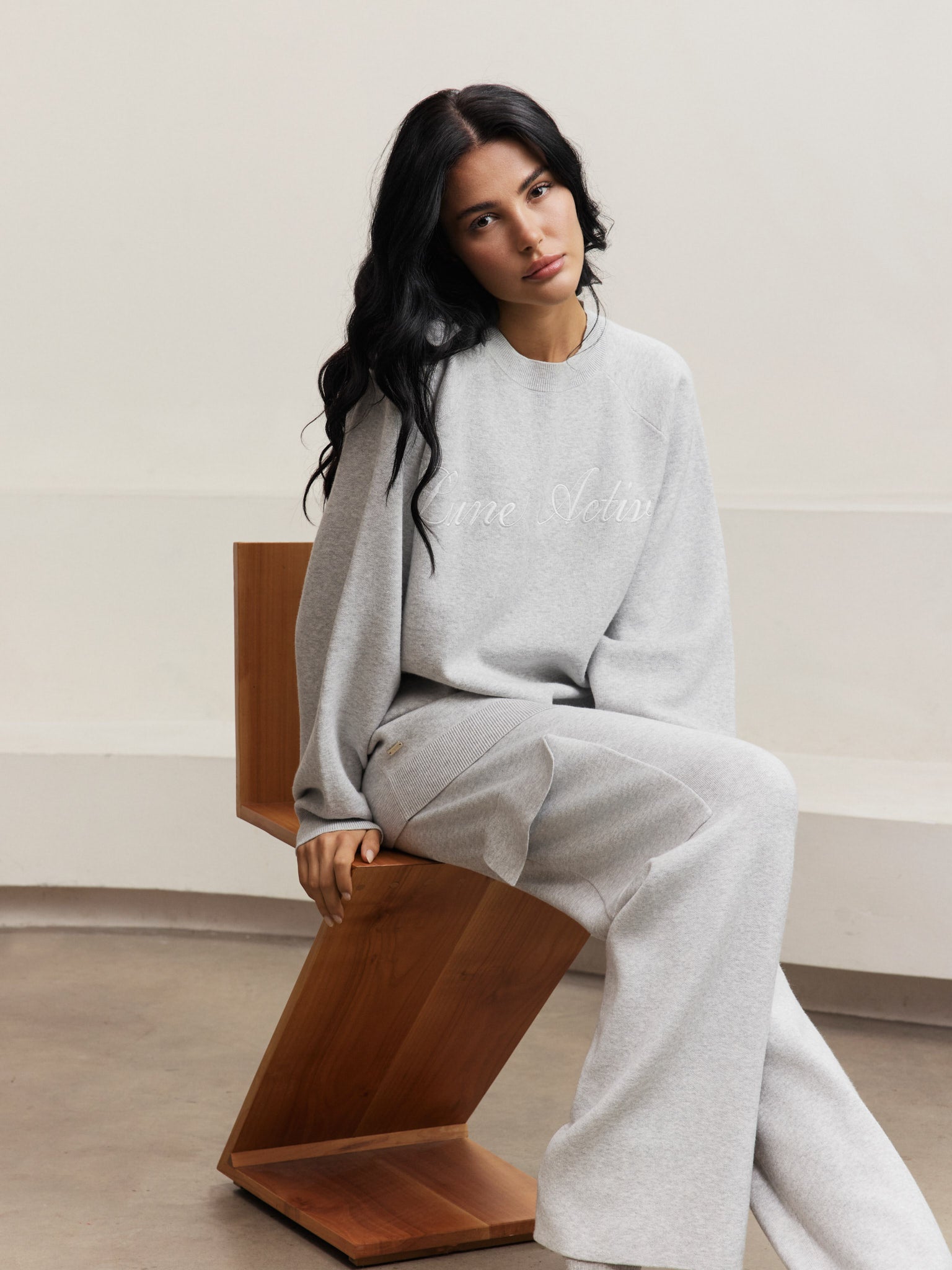 Olly Crewneck Sweater - Grey Melange