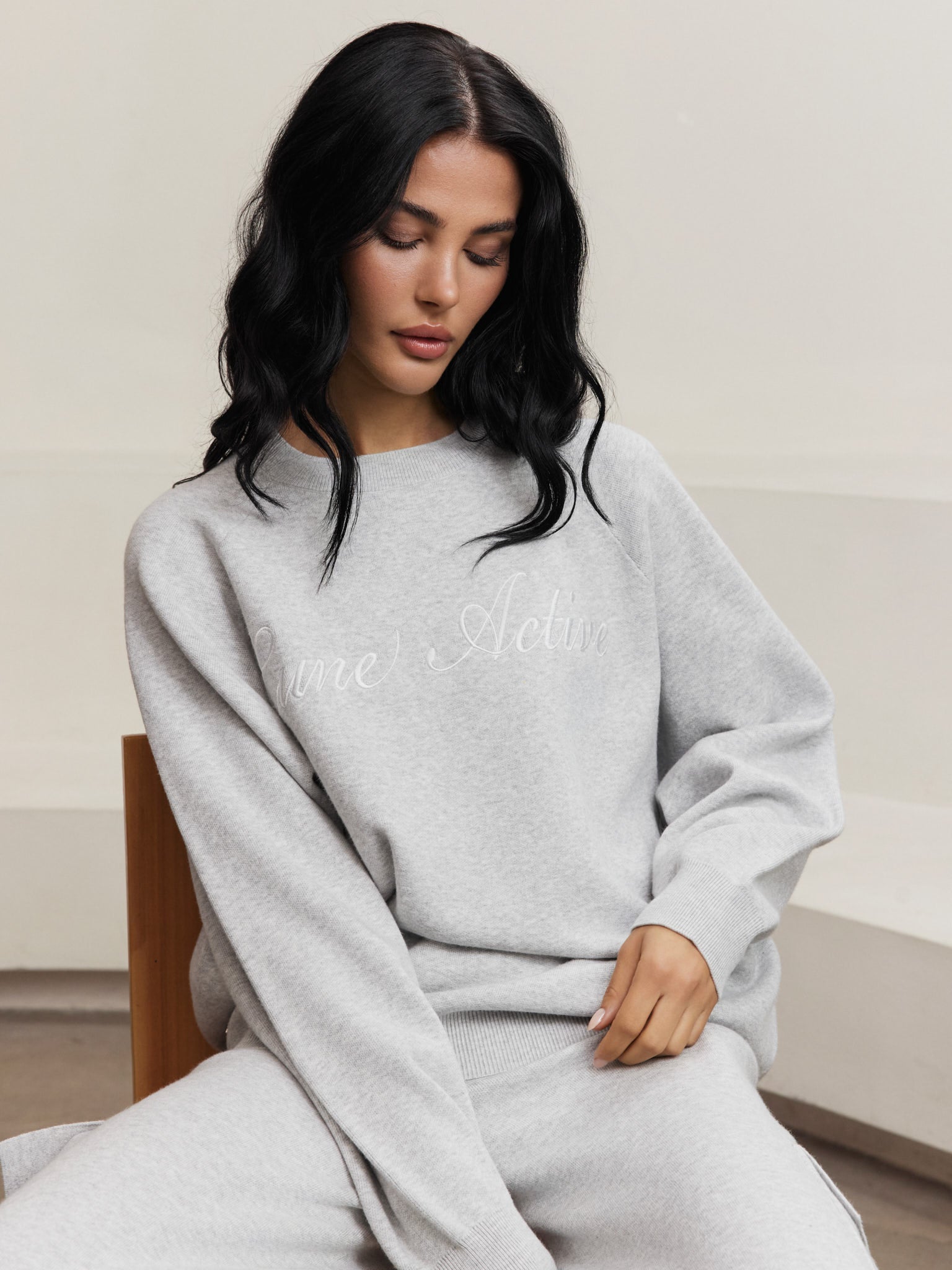 Olly Crewneck Sweater - Grey Melange