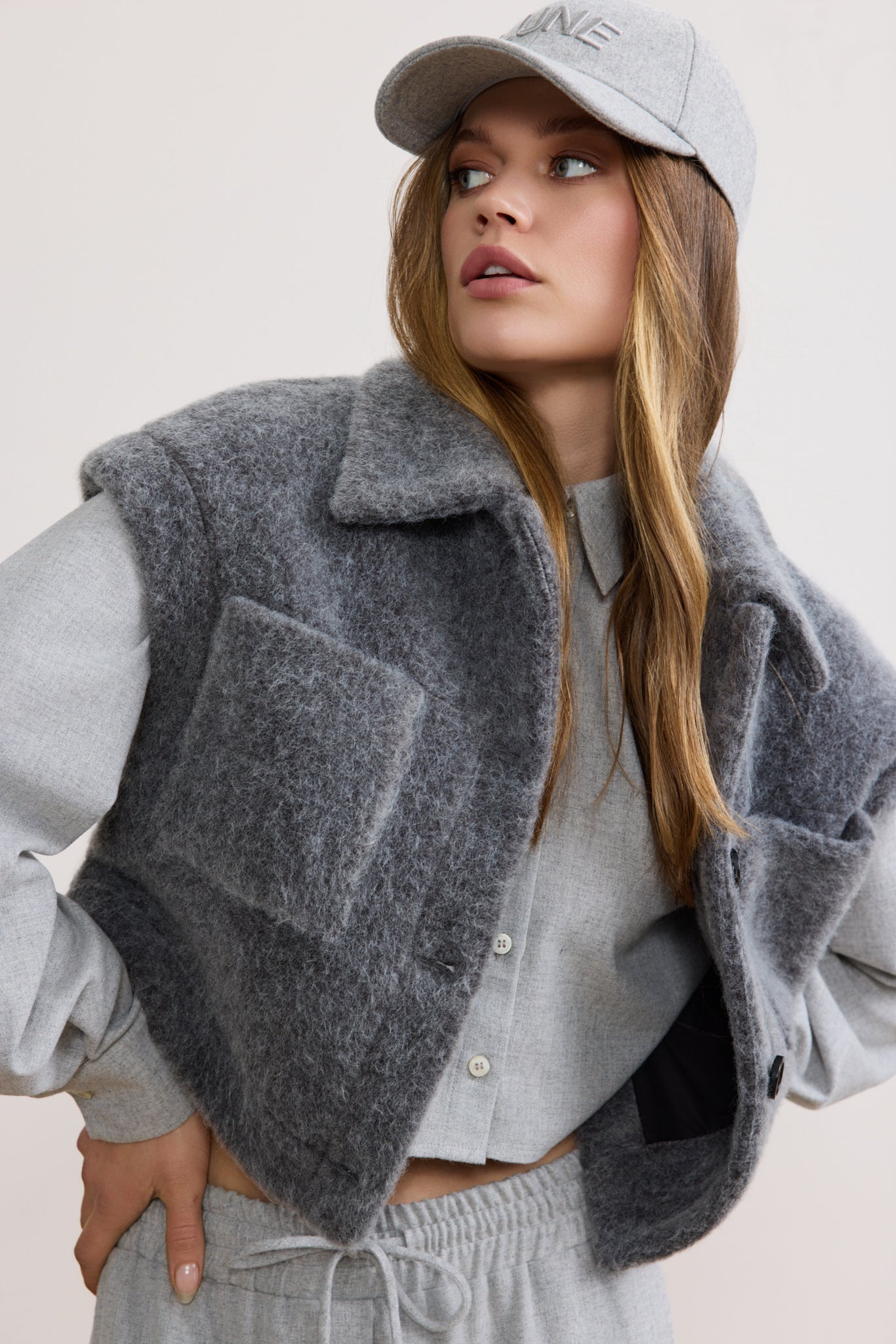 Sophie Vest - Grey Melange