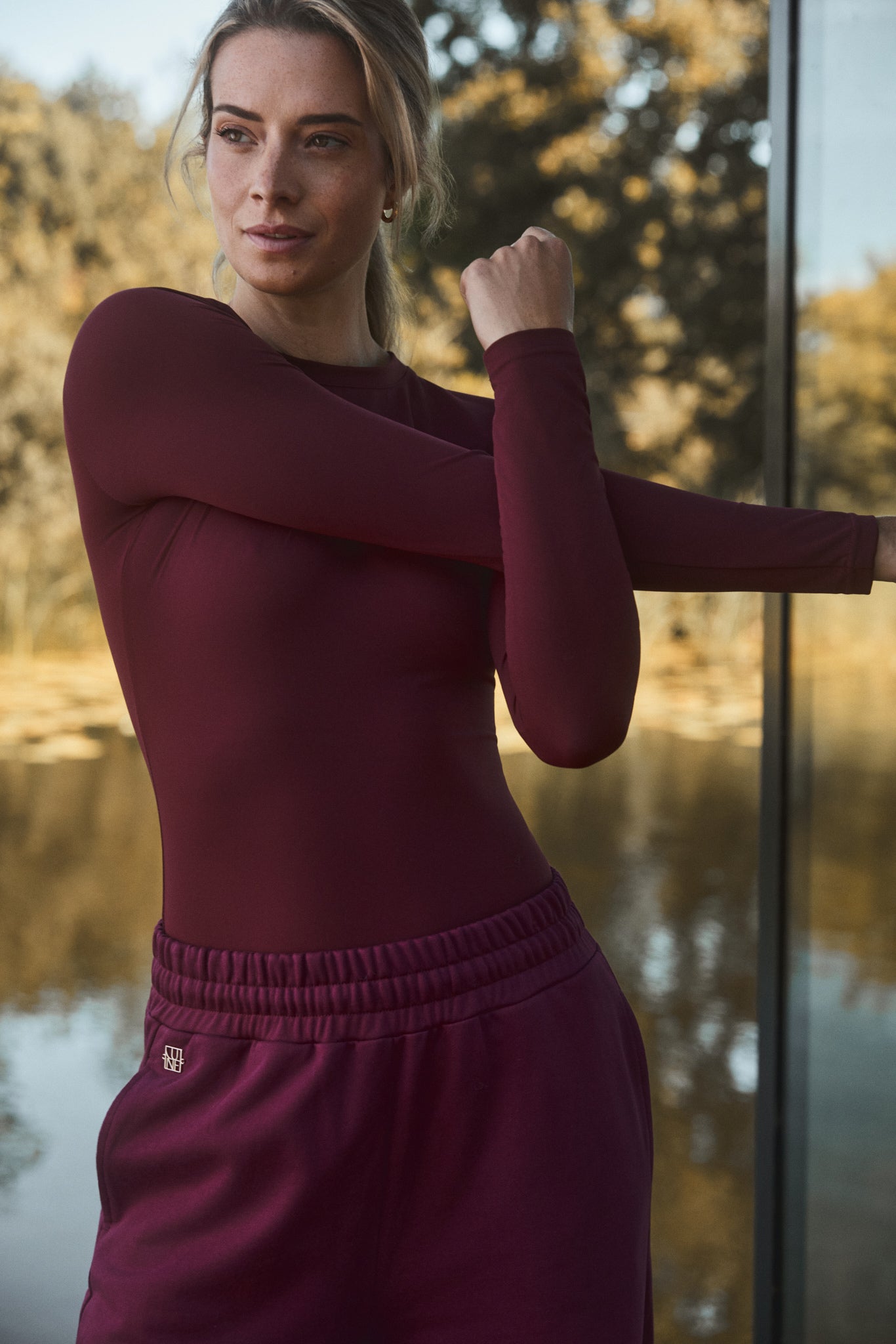 River Lift Longsleeve - Maroon